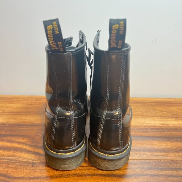 Dr. Martens Boots Black Glossy Women's 9 - Picture 3 of 8